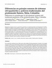 Research paper thumbnail of Differences in soundscapes of silvopastoral systems and traditional paddocks of the piedmont plain, Meta, Colombia