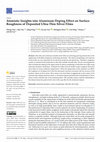 Research paper thumbnail of Atomistic Insights into Aluminum Doping Effect on Surface Roughness of Deposited Ultra-Thin Silver Films