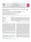 Research paper thumbnail of Elucidating He-H assisted cavity evolution in alpha Cr under multiple ion beam irradiation