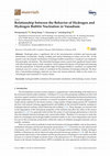 Research paper thumbnail of Relationship between the Behavior of Hydrogen and Hydrogen Bubble Nucleation in Vanadium