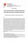 Research paper thumbnail of SOSYAL HIZMET UZMANLARININ MESLEKI ILETISIMLERINDE INSAN HAKLARI DILININ INSASI: BIR METAFOR ARASTIRMASI