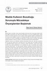 Research paper thumbnail of Madde Kullanım Bozuklugu Sorunuyla Mücadeleye Önyargılardan Baslamak