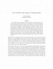 Research paper thumbnail of Four Problems with Appeals to Fundamentality