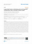 Research paper thumbnail of Mini-invasive Surgery Large hiatal hernia: minimizing early and long-term complications after minimally invasive repair