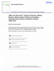 Research paper thumbnail of Who ran that war?”: David A Charters, Whose Mission, Whose Orders? British civil-military command and control in Northern Ireland, 1968–1974