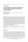 Research paper thumbnail of (Ac)Counting (for) their dead: Responsiveness to Iraqi civilian casualties in the US House of Representatives