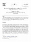 Research paper thumbnail of Prediction of SARS epidemic by BP neural networks with online prediction strategy