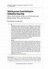 Research paper thumbnail of İlişki Başarısının Temel Belirleyicisi: Reddedilme Duyarlılığı Basic Determinant of Success of Interpersonal Relationship: Rejection Sensitivity