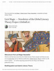 Research paper thumbnail of Licit Magic — Newsletter No. 1 of the Global Literary Theory Project (GlobalLit)