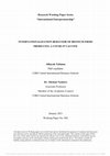 Research paper thumbnail of "International Entrepreneurship" INTERNATIONALIZATION BEHAVIOR OF BIOTECH FIRMS PRODUCING A COVID-19 VACCINE