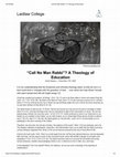 Research paper thumbnail of "Call No Man Rabbi"? A Theology of Education