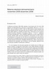 Research paper thumbnail of Balance electoral latinoamericano: noviembre 2005-diciembre 2006