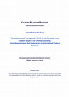 Research paper thumbnail of Appendices to the Study The Assessment of the Impact of COVID-19 on the Cultural and Creative Sectors in EU's Partner Countries, Policy Responses and their Implications for International Cultural Relations