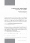 Research paper thumbnail of La revocación de las autoridades regionales y municipales