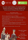 Research paper thumbnail of Incontro italo-tedesco fra dottorandi e dottori di ricerca in Storia medievale