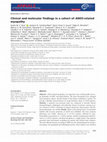 Research paper thumbnail of Clinical and molecular findings in a cohort of ANO5-related myopathy