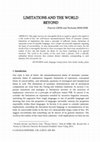 Research paper thumbnail of Limitations and the World Beyond