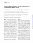 Research paper thumbnail of Assessing nitrogen fixation in mixed- and single-species plantations of Eucalyptus globulus and Acacia mearnsii