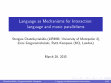 Research paper thumbnail of Modelling shared constraints in language and music: polyrhythm processing in Dynamic Syntax