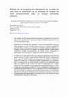 Research paper thumbnail of Effects of a Lifestyle Intervention Program for Treating Obesity in Lower Socioeconomic Status Adults: A Randomized Controled Trial