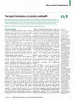 Research paper thumbnail of The Lancet Commission on pollution and health