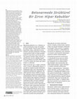 Research paper thumbnail of Betonarmede Strüktürel Bir Zirve: Hipar Kabuklar