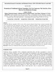 Research paper thumbnail of Promotion of Traditional African Vegetables (TAY) In Cameroon: The Need for a Post- Harvest Loss Reduction Strategy