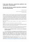 Research paper thumbnail of Il lato oscuro della forza: corporativismo giudiziario, stato costituzionale e costituzionalismo