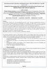 Research paper thumbnail of Methods for Determining Soil Contamination by Oil and Petroleum Products and Indicator Plants in the North of Caspian Sea-The Republic of Azerbaijan