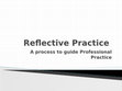 Research paper thumbnail of Professional Practice - The Process of  Reflective Practice