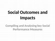 Research paper thumbnail of Social Outcomes and Impacts