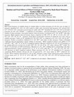 Research paper thumbnail of Random and Fixed Effects of Wheat Genotypes Compared by Rank Based Measures: Northern Hills Zone