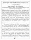 Research paper thumbnail of Effect of Seed Priming on Seed Germinability and Seedling Performance of Tomato (Lycopersicon esculentum