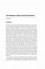 Research paper thumbnail of The Revolution in Rojava and the International