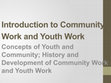 Research paper thumbnail of An Introduction to Community and Youth Work