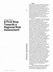 Research paper thumbnail of A First Step Towards a National Risk Assessment