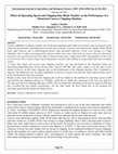 Research paper thumbnail of Effect of Operating Speed and Chipping Disc Blade Number on the Performance of a Motorised Cassava Chipping Machine Author's Details