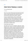 Research paper thumbnail of Adam Dyrda: Rządzący z urojenia