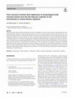 Research paper thumbnail of From owl prey to human food: taphonomy of archaeological small mammal remains from the late Holocene wetlands of arid environments in Central Western Argentina