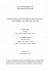 Research paper thumbnail of INTERNATIONALIZATION PATTERNS OF DIGITAL PAYMENT SYSTEM FIRMS. A MULTIPLE CASE ANALYSIS.