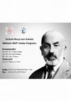 Research paper thumbnail of İstiklal Marşı'nın Kabulü ve Mehmet Akif'i Anma Programı