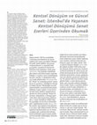 Research paper thumbnail of Kentsel Dönüşüm ve Güncel Sanat: İstanbul’da Yaşanan Kentsel Dönüşümü Sanat Eserleri Üzerinden Okumak