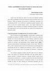 Research paper thumbnail of Limites e possibilidades do ensino de música no contexto dos cursos livres assíncronos online