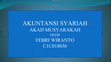 Research paper thumbnail of AKUNTANSI SYARIAH AKAD MUSYARAKAH