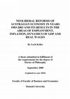 Research paper thumbnail of Neoliberal Reforms of Australian Economy in Years 1983-2003 and its Results in the Areas of ‎Employment, Inflation, Dynamics of GDP and Real Wages