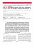 Research paper thumbnail of Molecular characteristics of hepatocellular carcinomas from different age groups