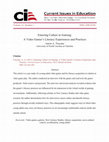 Research paper thumbnail of Enacting Culture in Gaming: A Video Gamerâ€™s Literacy Experiences and Practices