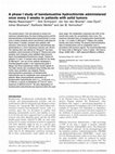 Research paper thumbnail of 2007 - Rasschaert M et al - Anticancer Drugs - solid tumors