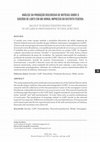 Research paper thumbnail of Análise da produção discursiva de notícias sobre o suicídio de LGBTs em um jornal impresso do Distrito Federal