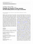 Research paper thumbnail of Competition and coexistence of aerobic ammonium- and nitrite-oxidizing bacteria at low oxygen concentrations